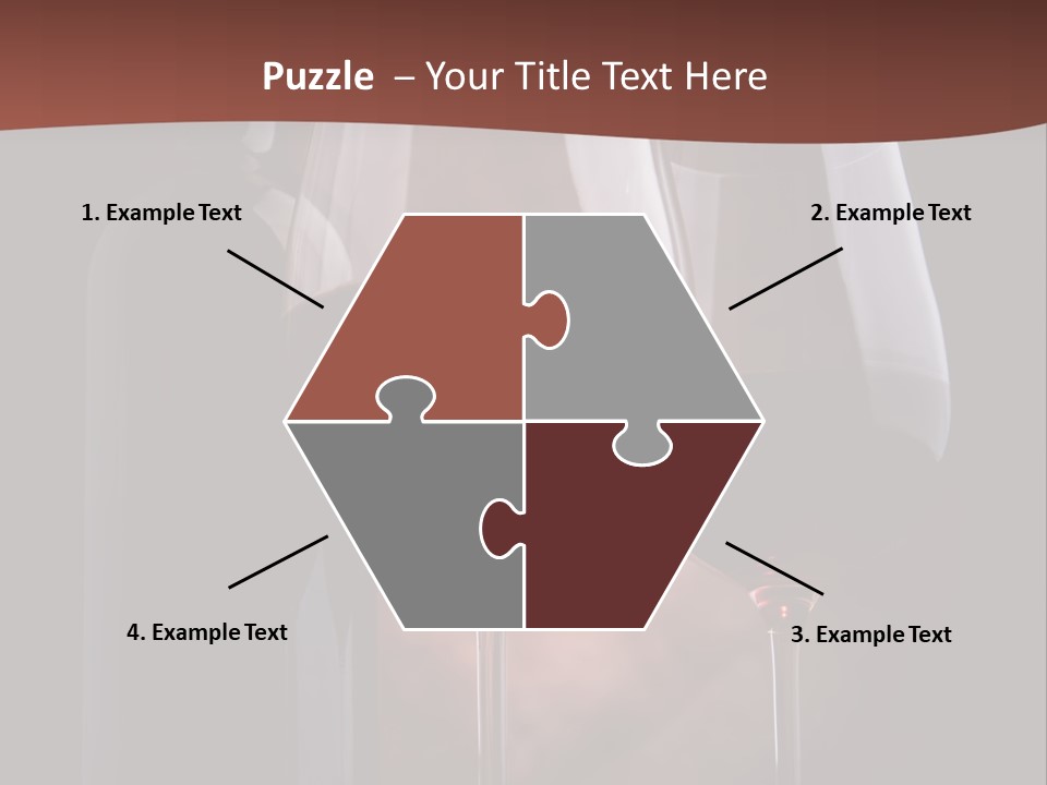 Wineglass Shiny Elegance PowerPoint Template