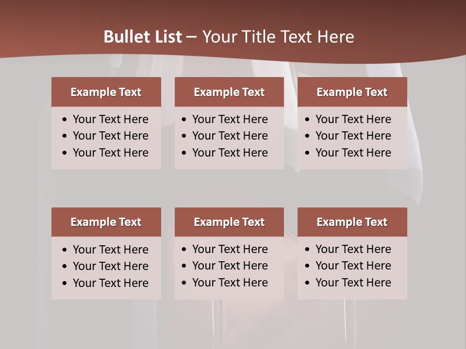 Wineglass Shiny Elegance PowerPoint Template