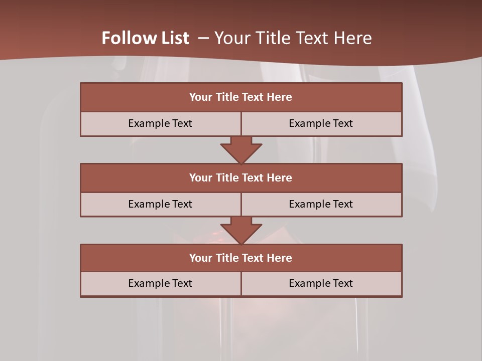 Wineglass Shiny Elegance PowerPoint Template