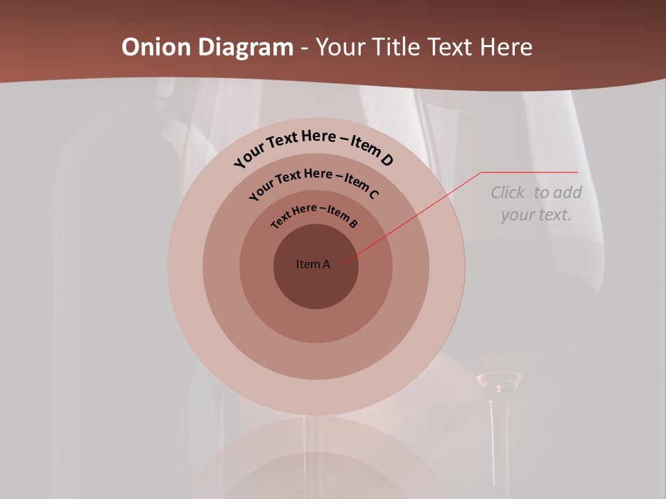 Wineglass Shiny Elegance PowerPoint Template