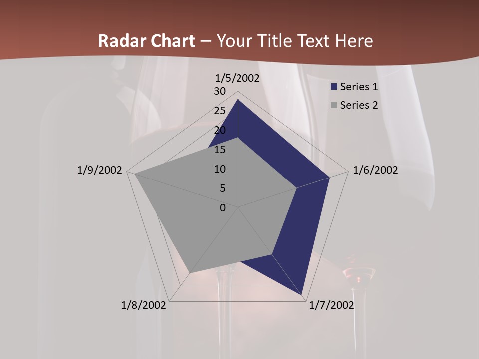 Wineglass Shiny Elegance PowerPoint Template