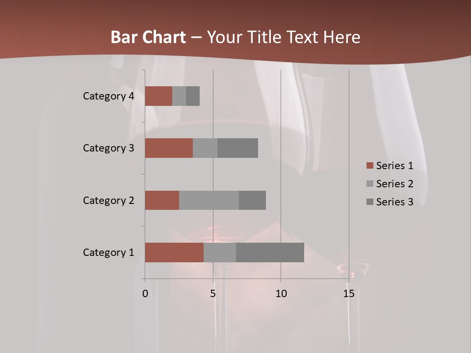 Wineglass Shiny Elegance PowerPoint Template