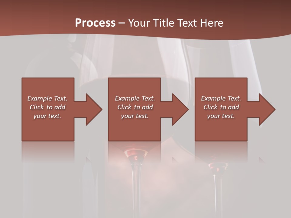 Wineglass Shiny Elegance PowerPoint Template