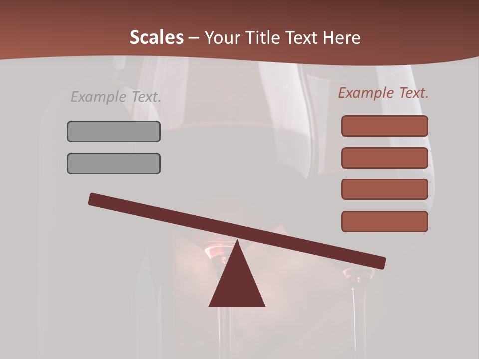 Wineglass Shiny Elegance PowerPoint Template