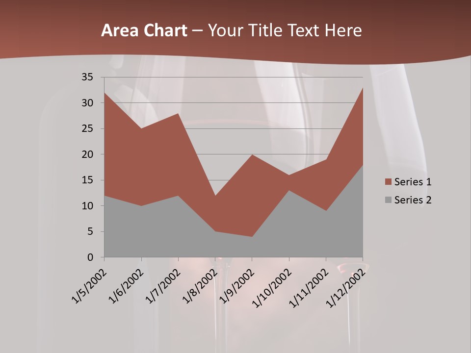 Wineglass Shiny Elegance PowerPoint Template
