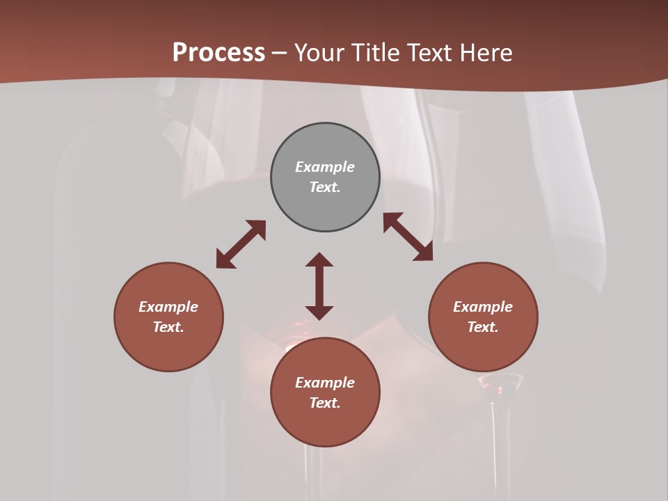 Wineglass Shiny Elegance PowerPoint Template