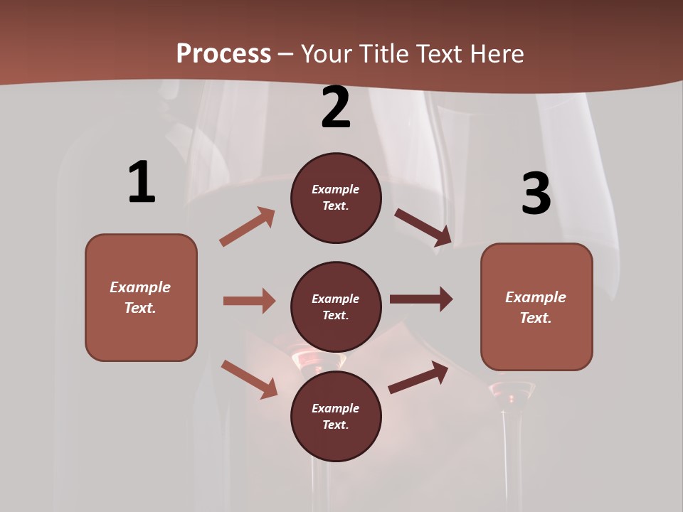 Wineglass Shiny Elegance PowerPoint Template