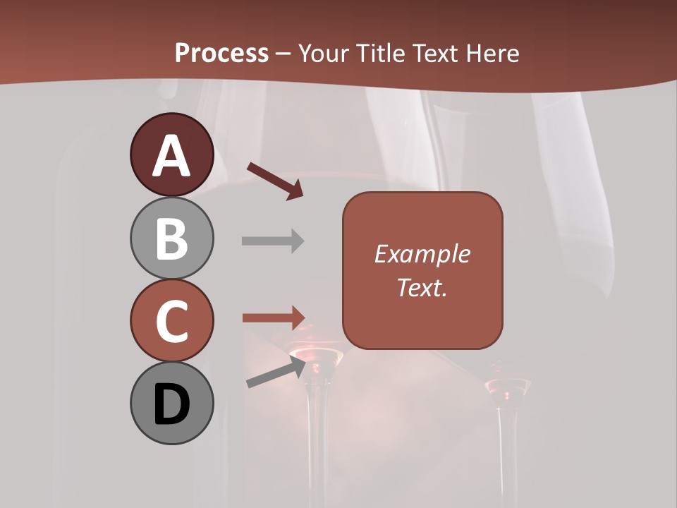 Wineglass Shiny Elegance PowerPoint Template