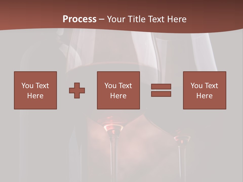 Wineglass Shiny Elegance PowerPoint Template