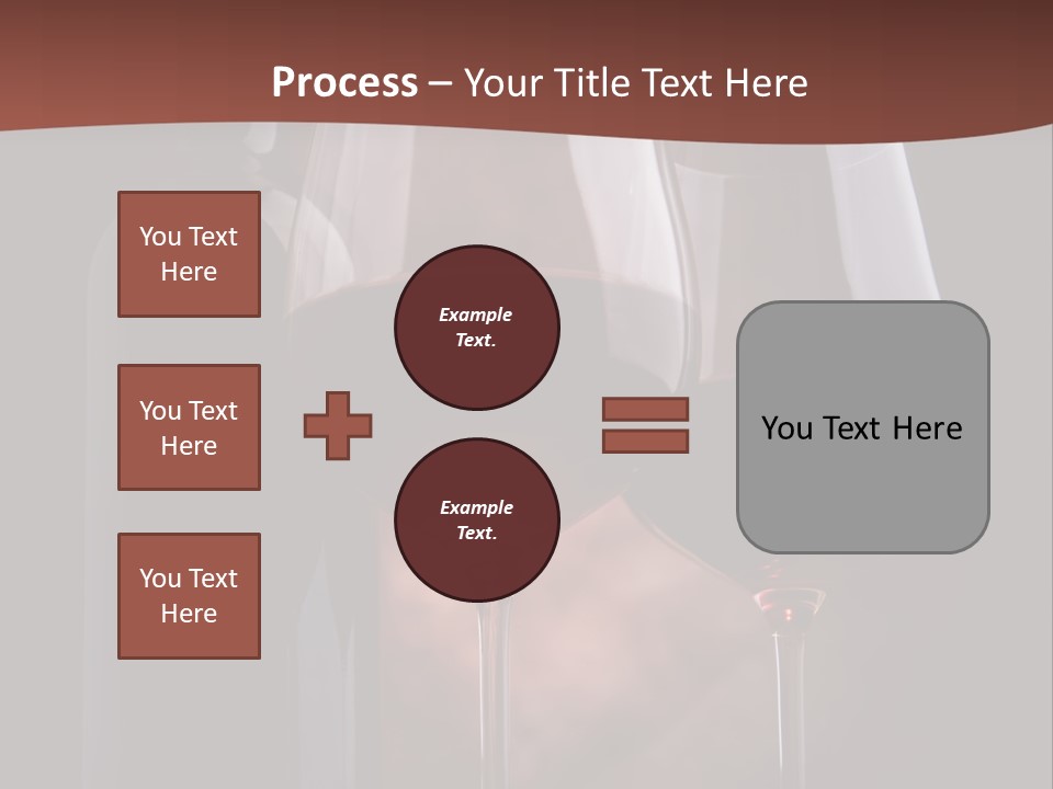 Wineglass Shiny Elegance PowerPoint Template