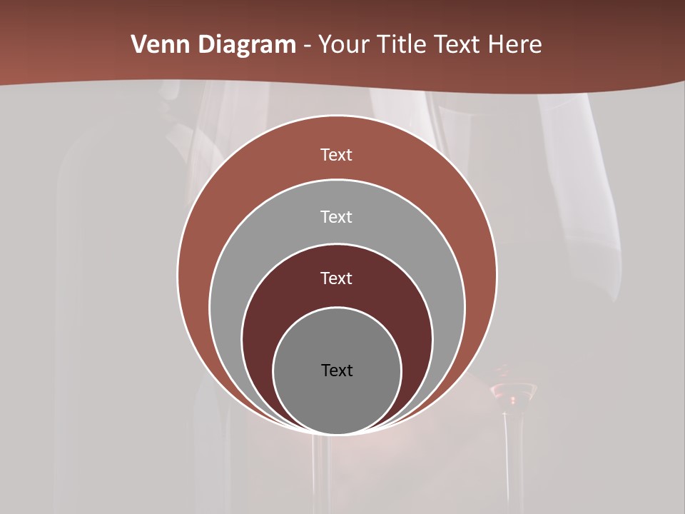 Wineglass Shiny Elegance PowerPoint Template