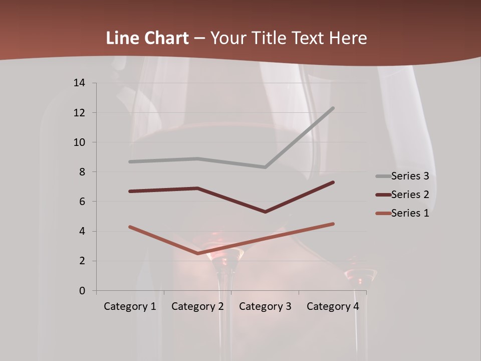 Wineglass Shiny Elegance PowerPoint Template