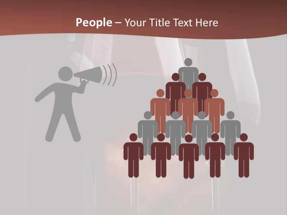 Wineglass Shiny Elegance PowerPoint Template