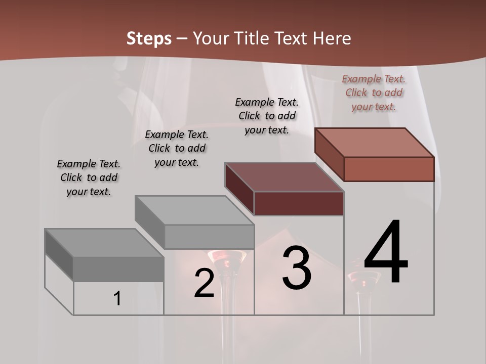Wineglass Shiny Elegance PowerPoint Template