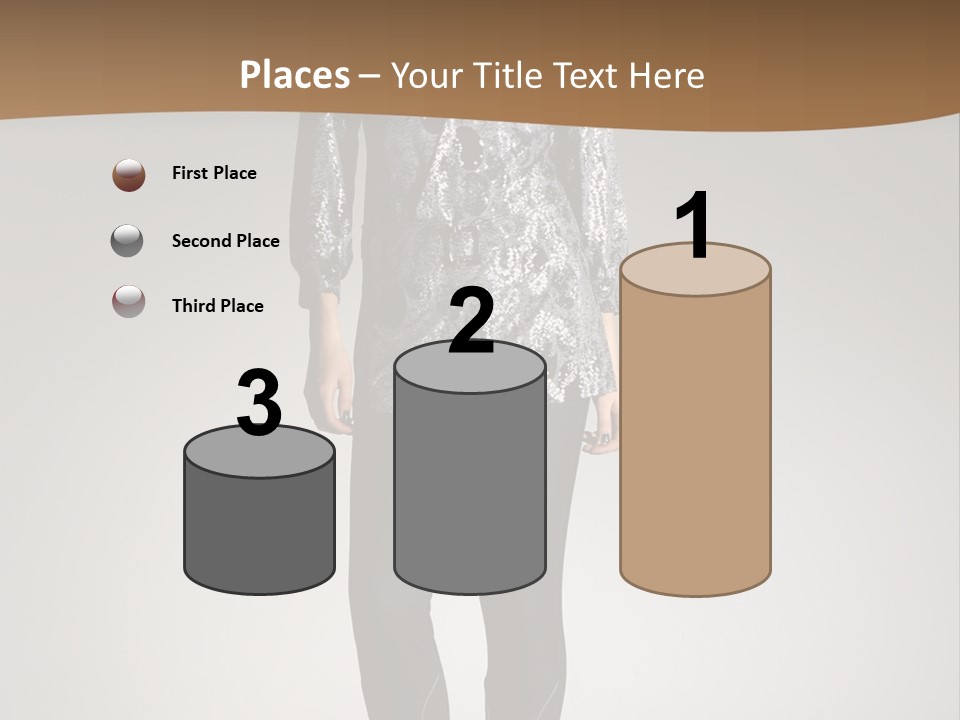 Beauty Flirt Hand PowerPoint Template