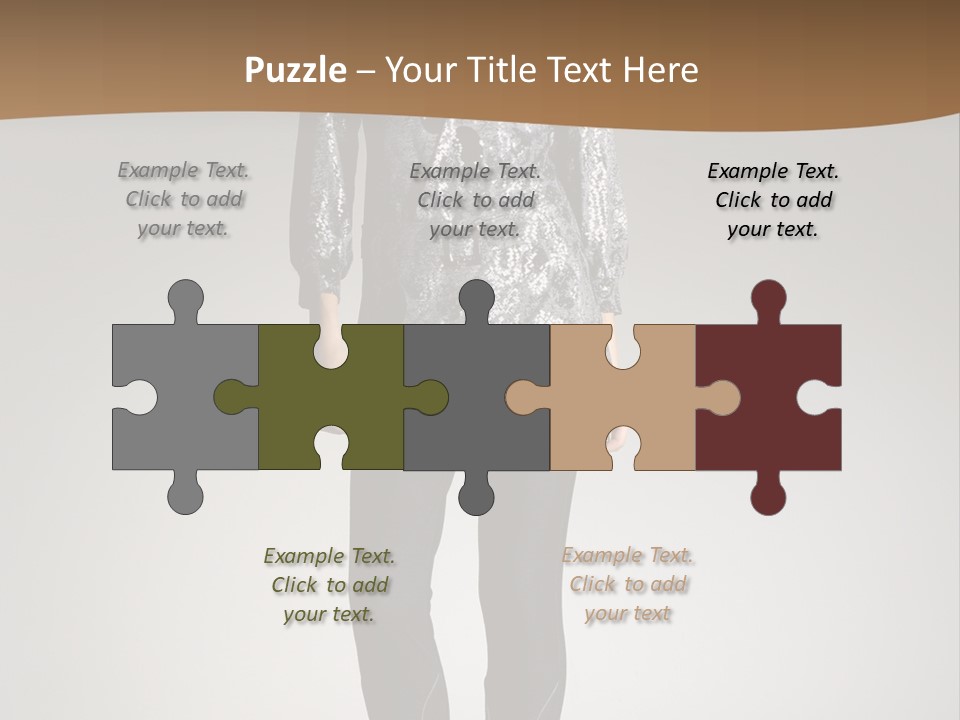 Beauty Flirt Hand PowerPoint Template