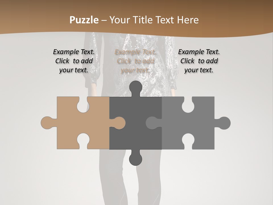 Beauty Flirt Hand PowerPoint Template