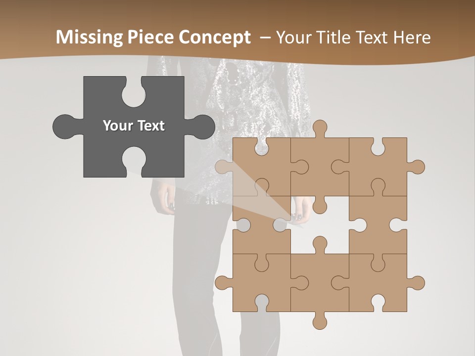 Beauty Flirt Hand PowerPoint Template