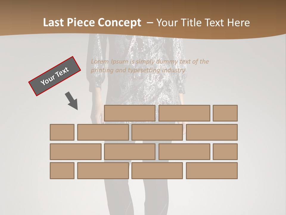 Beauty Flirt Hand PowerPoint Template