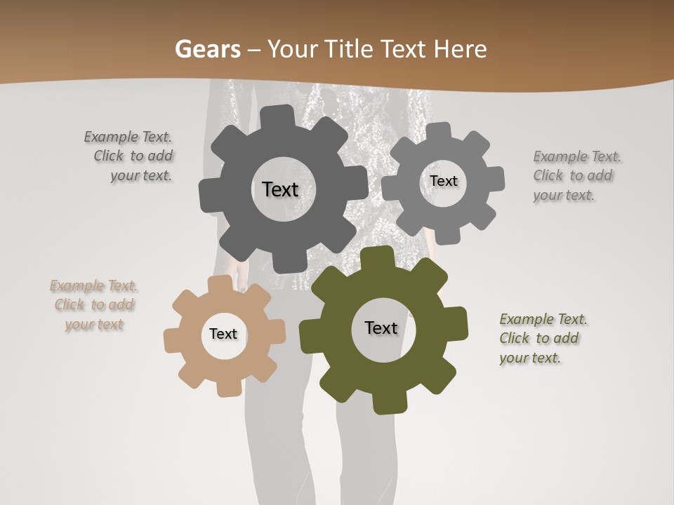 Beauty Flirt Hand PowerPoint Template