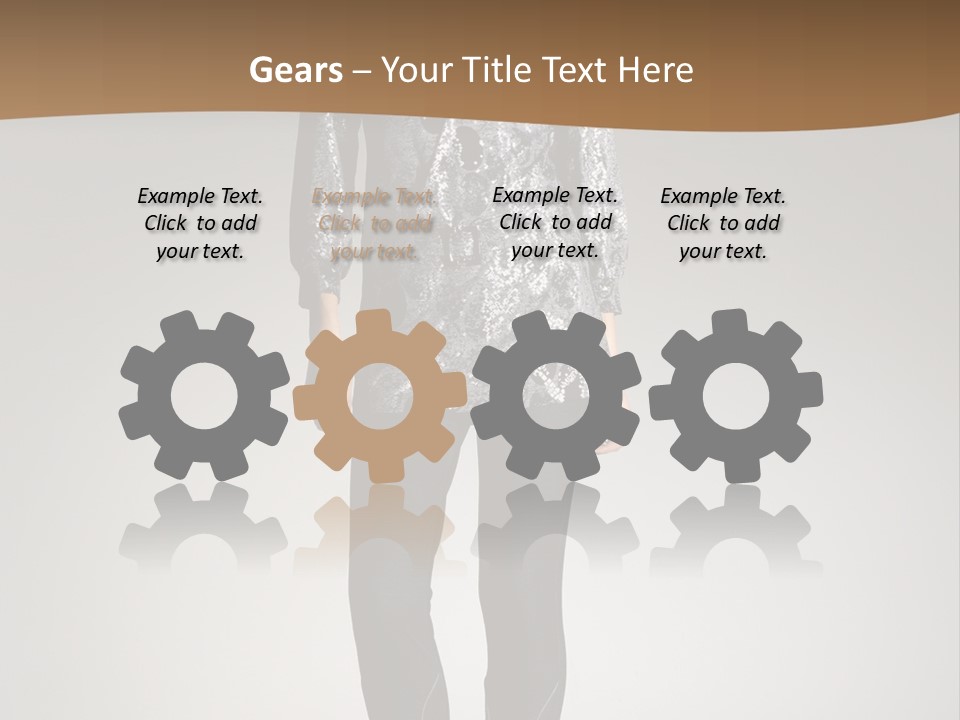 Beauty Flirt Hand PowerPoint Template