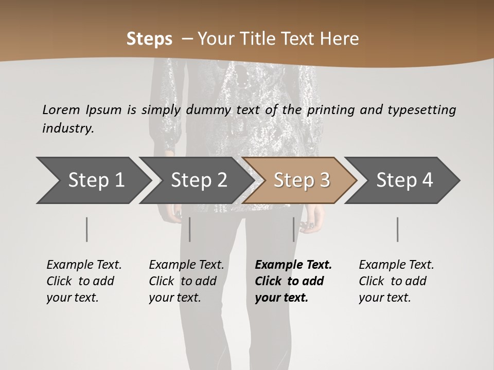 Beauty Flirt Hand PowerPoint Template