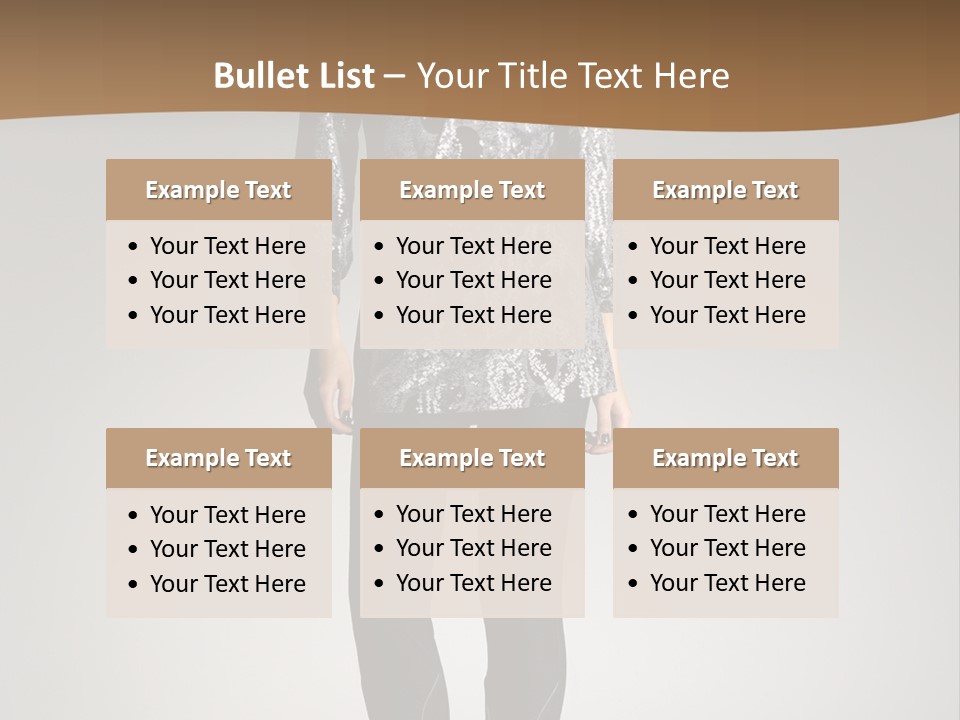 Beauty Flirt Hand PowerPoint Template