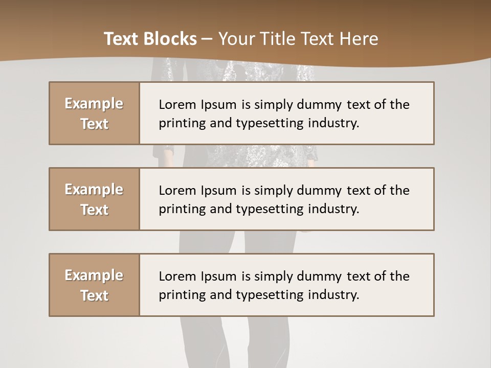 Beauty Flirt Hand PowerPoint Template