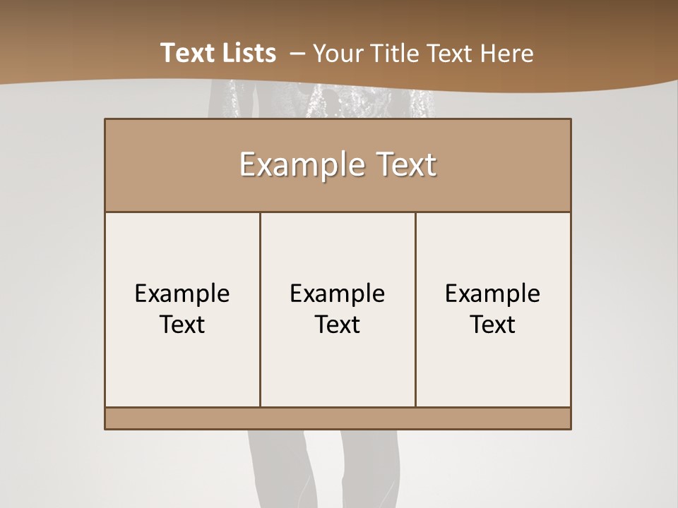 Beauty Flirt Hand PowerPoint Template