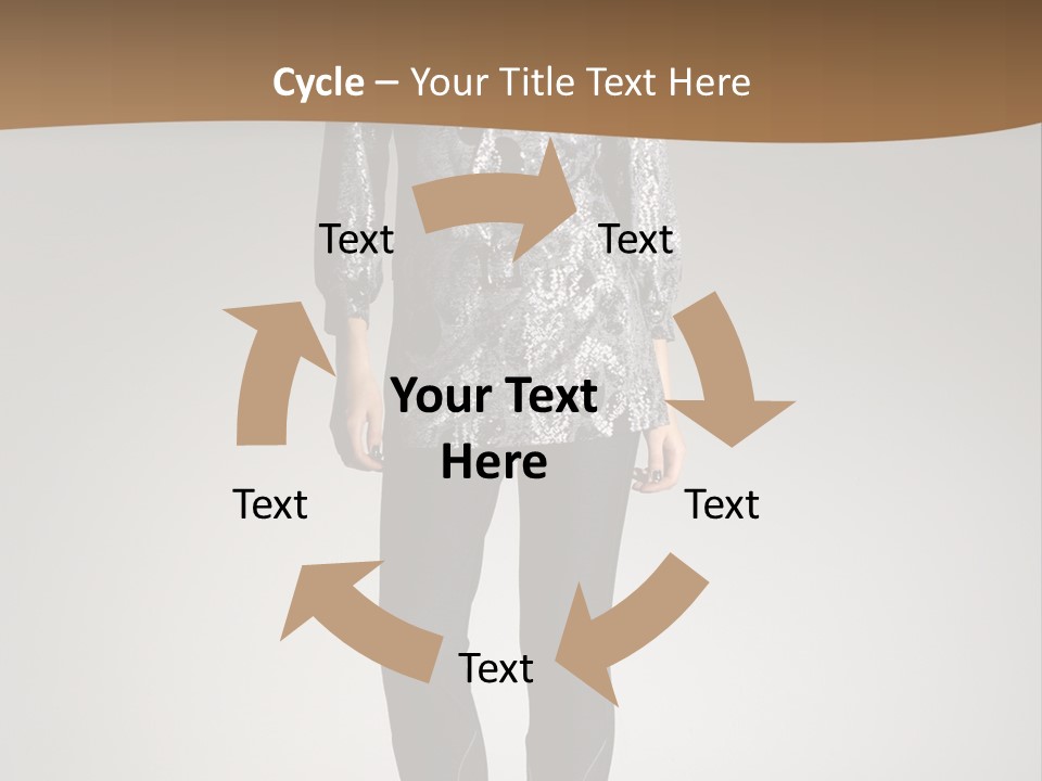 Beauty Flirt Hand PowerPoint Template