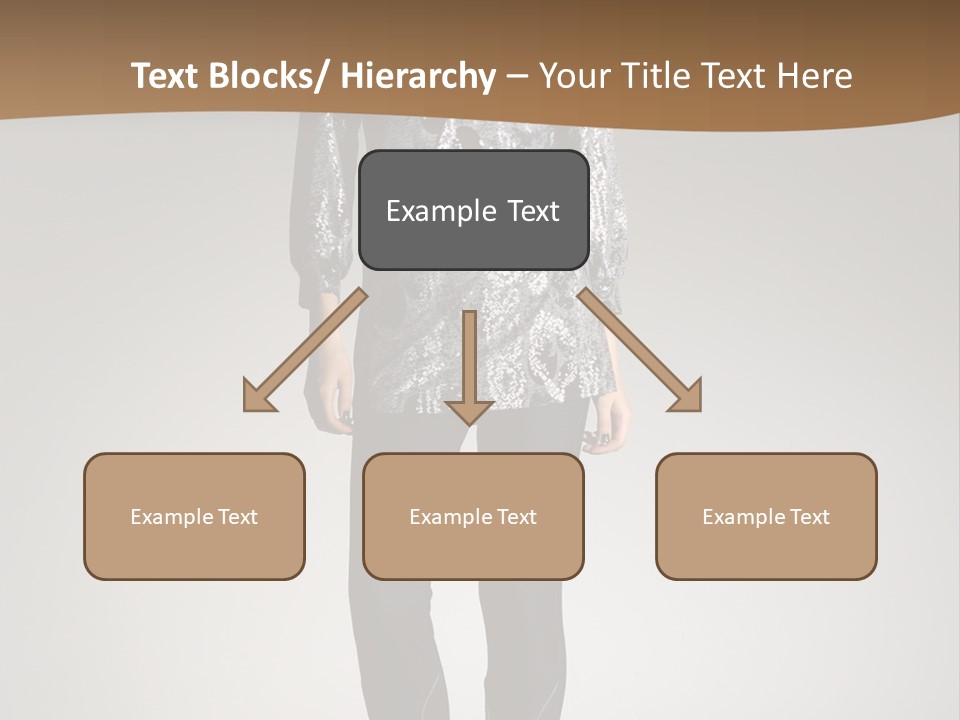 Beauty Flirt Hand PowerPoint Template