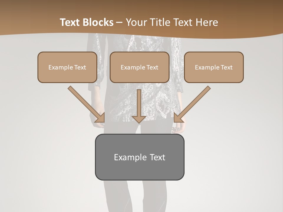 Beauty Flirt Hand PowerPoint Template