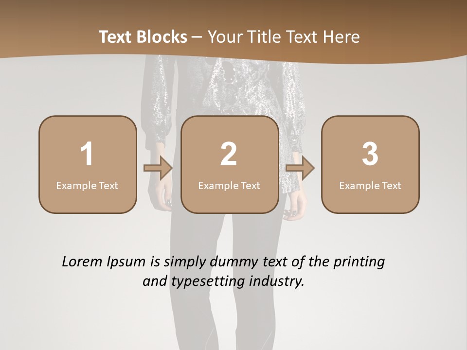 Beauty Flirt Hand PowerPoint Template