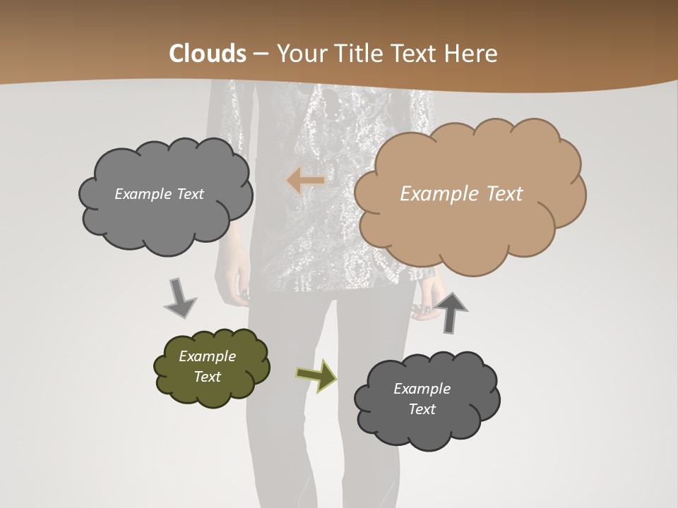 Beauty Flirt Hand PowerPoint Template