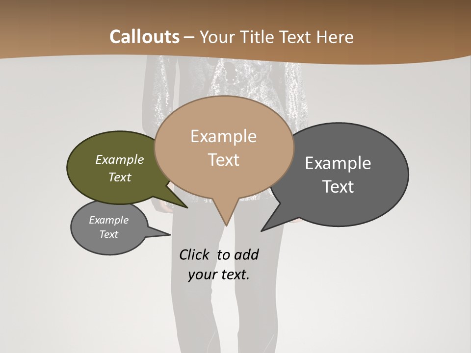 Beauty Flirt Hand PowerPoint Template