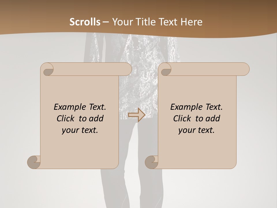 Beauty Flirt Hand PowerPoint Template