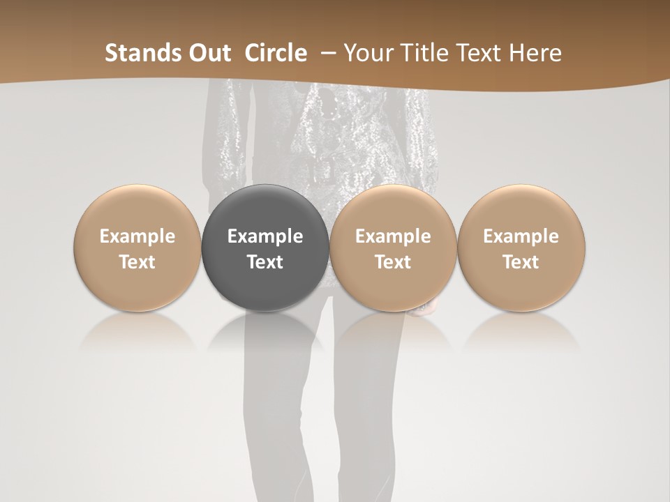 Beauty Flirt Hand PowerPoint Template