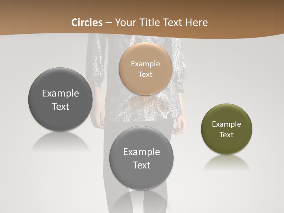 Beauty Flirt Hand PowerPoint Template