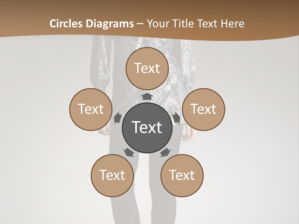 Beauty Flirt Hand PowerPoint Template