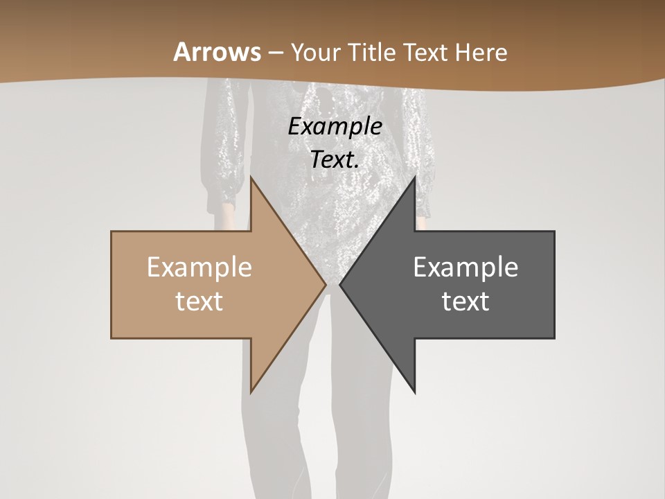 Beauty Flirt Hand PowerPoint Template