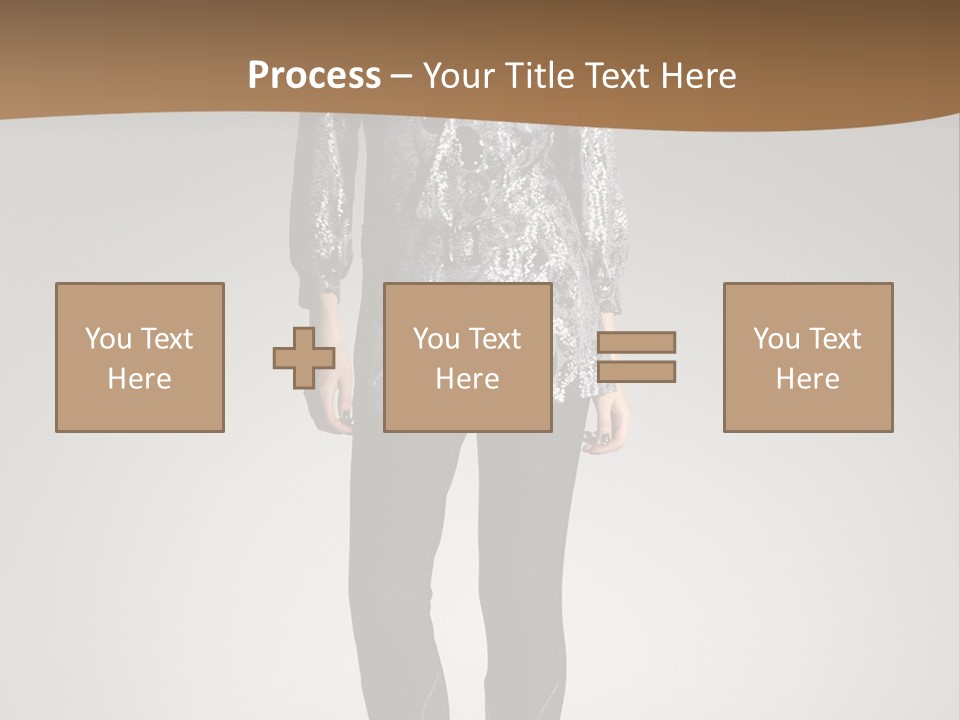 Beauty Flirt Hand PowerPoint Template