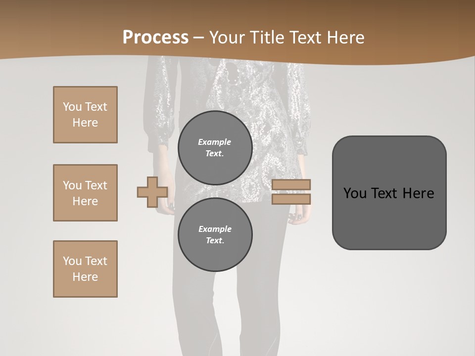 Beauty Flirt Hand PowerPoint Template
