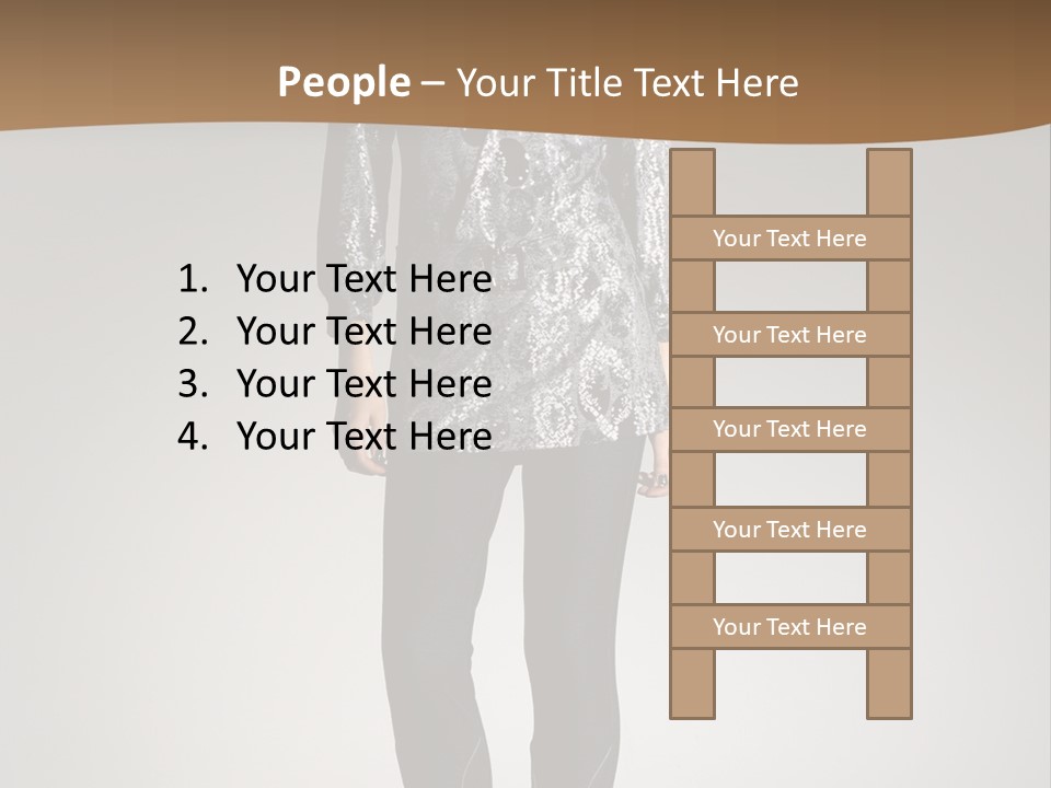 Beauty Flirt Hand PowerPoint Template