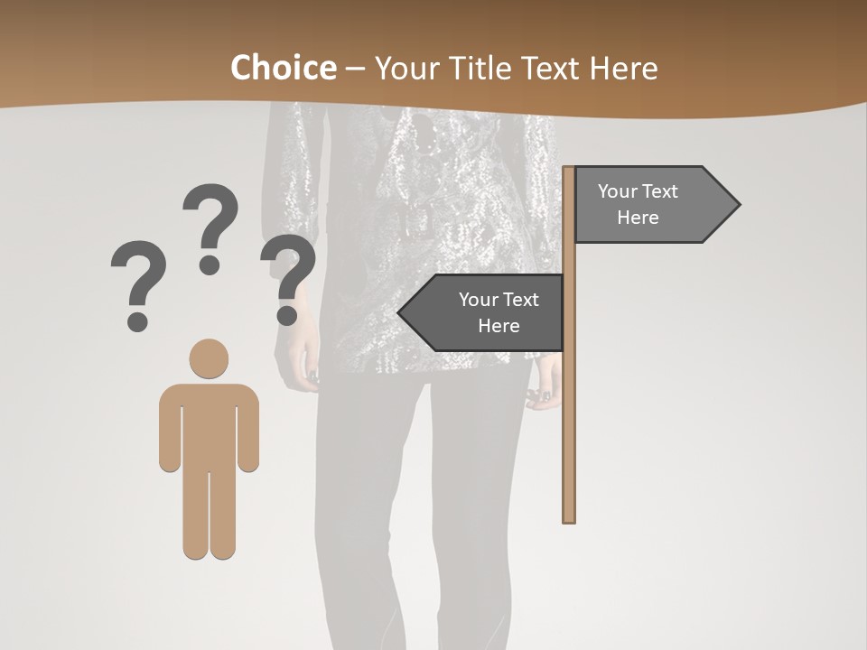 Beauty Flirt Hand PowerPoint Template