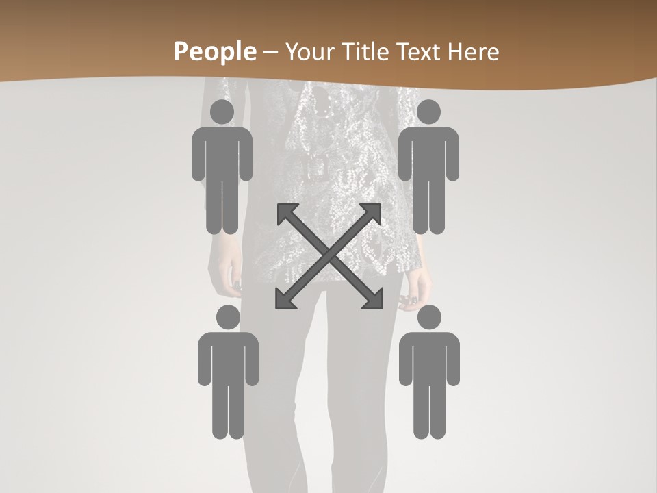 Beauty Flirt Hand PowerPoint Template