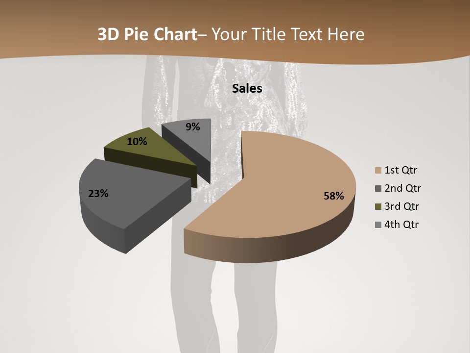 Beauty Flirt Hand PowerPoint Template