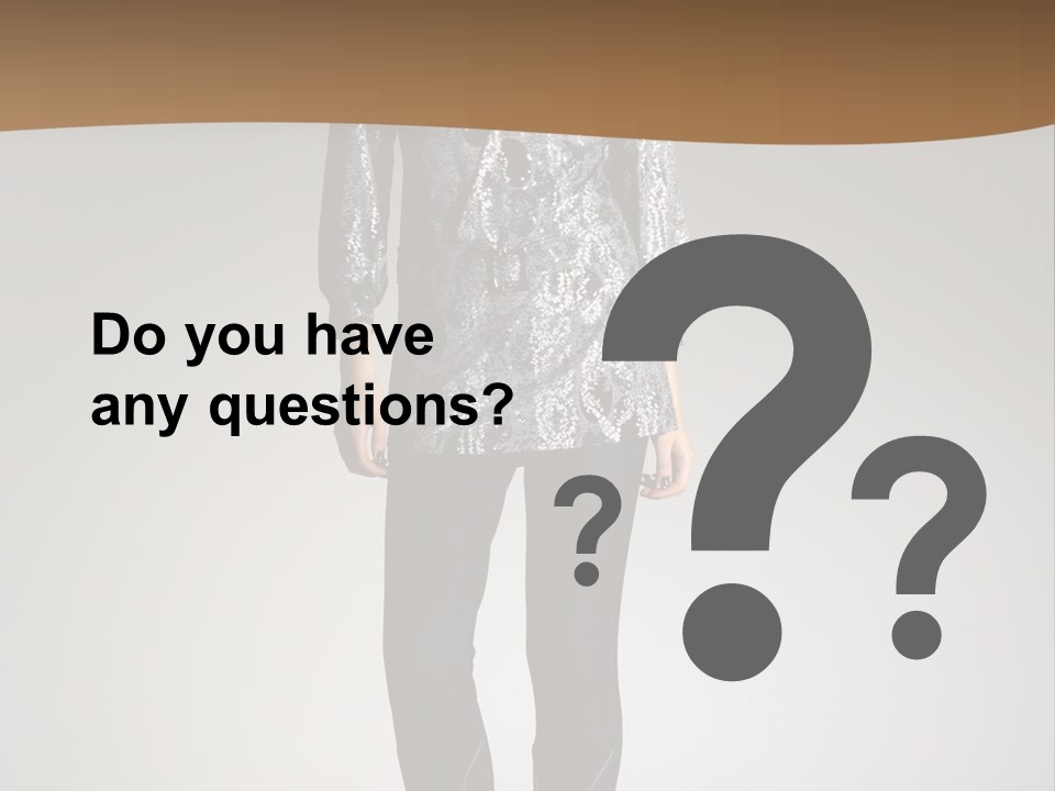 Beauty Flirt Hand PowerPoint Template