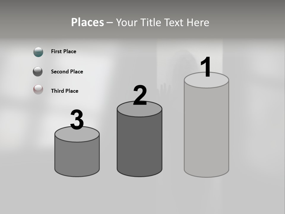 Silhouette She Darkness PowerPoint Template