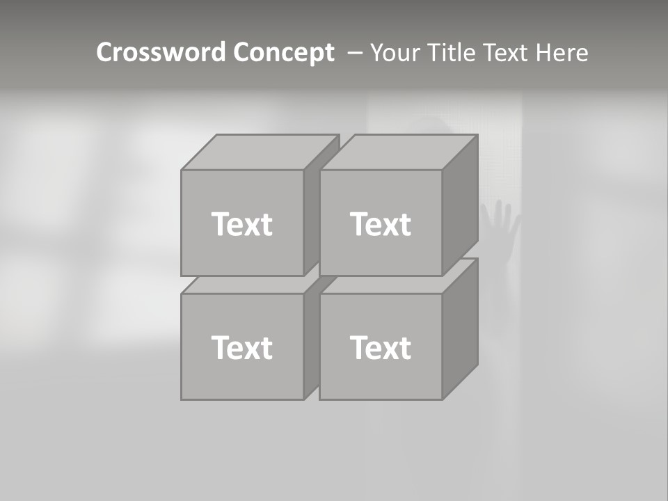 Silhouette She Darkness PowerPoint Template