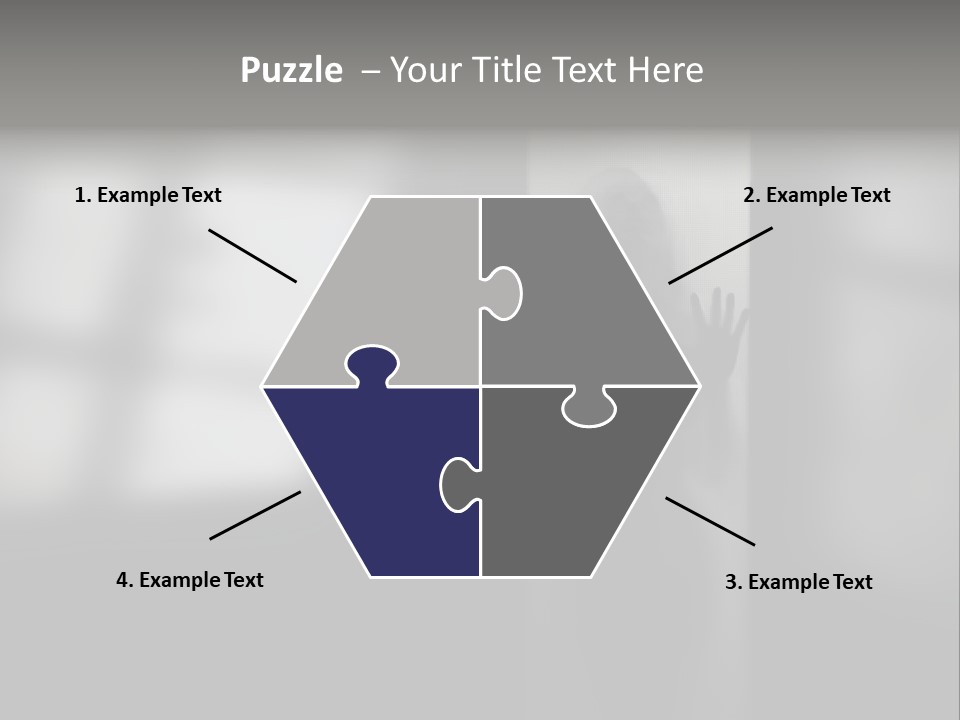 Silhouette She Darkness PowerPoint Template